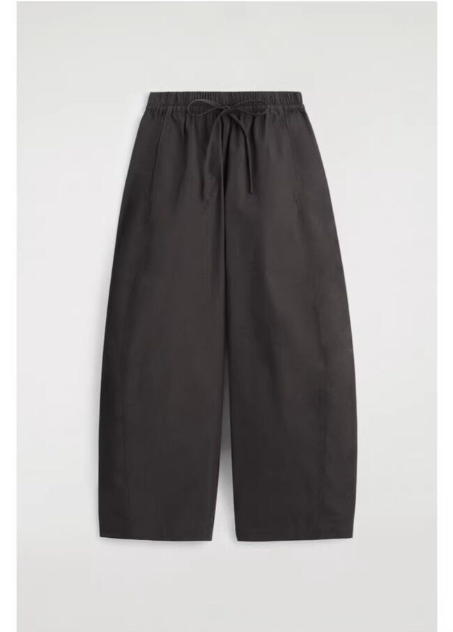 The Florine Casual Wide Leg Drawstring Pants Detail – La Rose Couture Trousers & Skirts