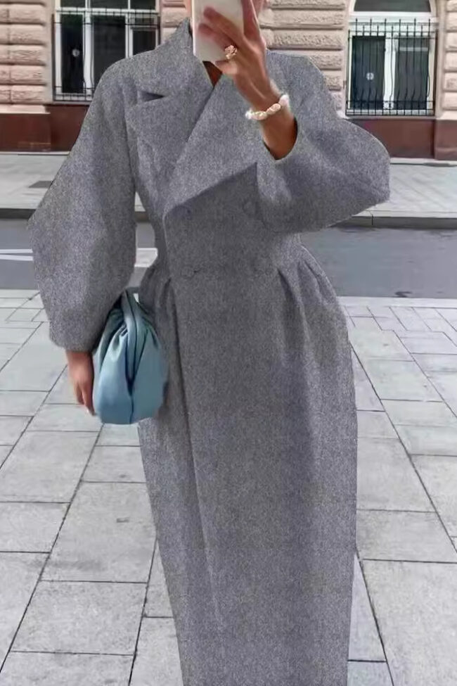 The Clothilde Retro Lantern Sleeve Tweed Coat Detail – La Rose Couture Coats & Jackets