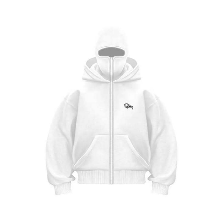 Hooded Zip Cardigan Sweater Windproof High Street Jacket - Image 5