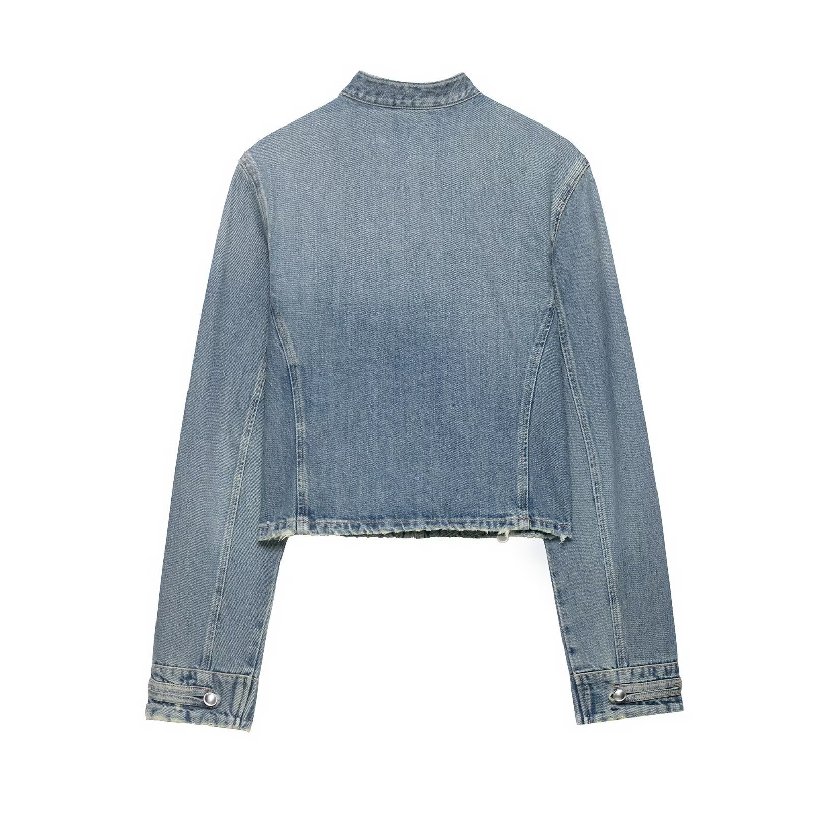 Women's Denim Jacket and Shorts Set - Image 2