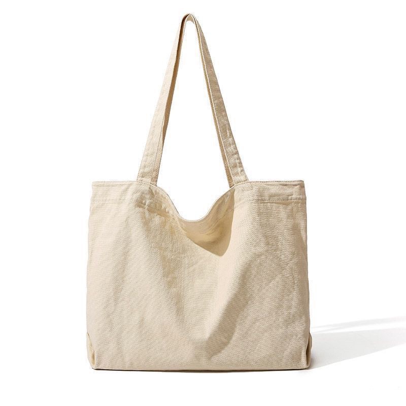 Retro Canvas Tote Bag with Large Capacity - Image 3