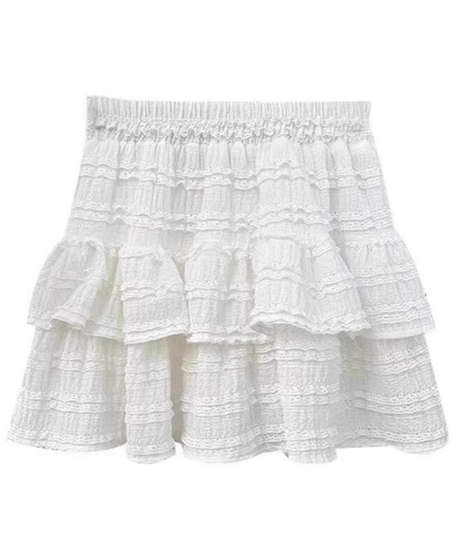 The Sixtine Ballet Style High Waisted a Line Short Skirt Detail – La Rose Couture Trousers & Skirts