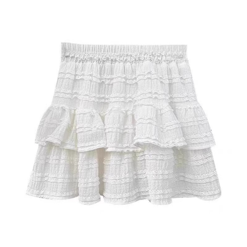 Ballet Style High Waisted A-Line Short Skirt - Image 3