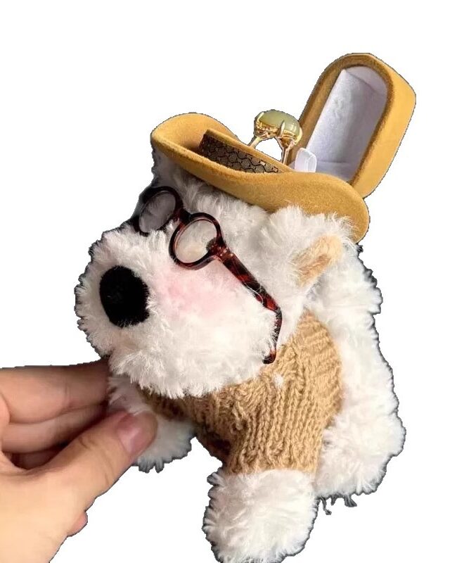 The Faustine Dog Ring Box Detail – La Rose Couture Jewellery & Accessories
