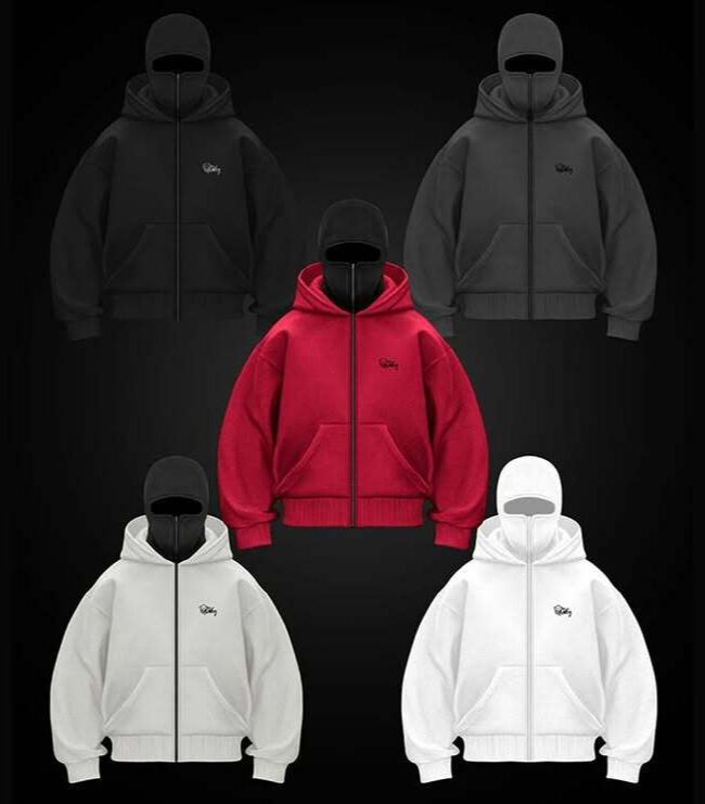 The Camille Hooded Zip Cardigan Sweater Windproof High Street Jacket – La Rose Couture Coats & Jackets
