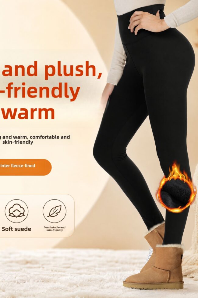 The Penelope Fleece Lined High Waist Leggings – La Rose Couture Trousers & Skirts