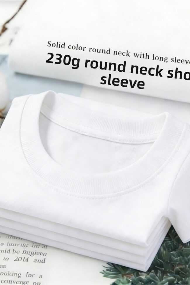 The Magali Round Neck and Spring and Summer Loose Casual Short Sleeve – La Rose Couture Tops & Blouses