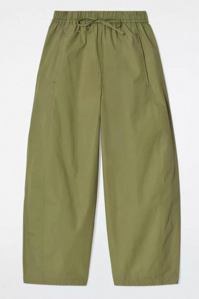 The Fleur Casual Elastic Waist Cotton Pants – La Rose Couture Trousers & Skirts