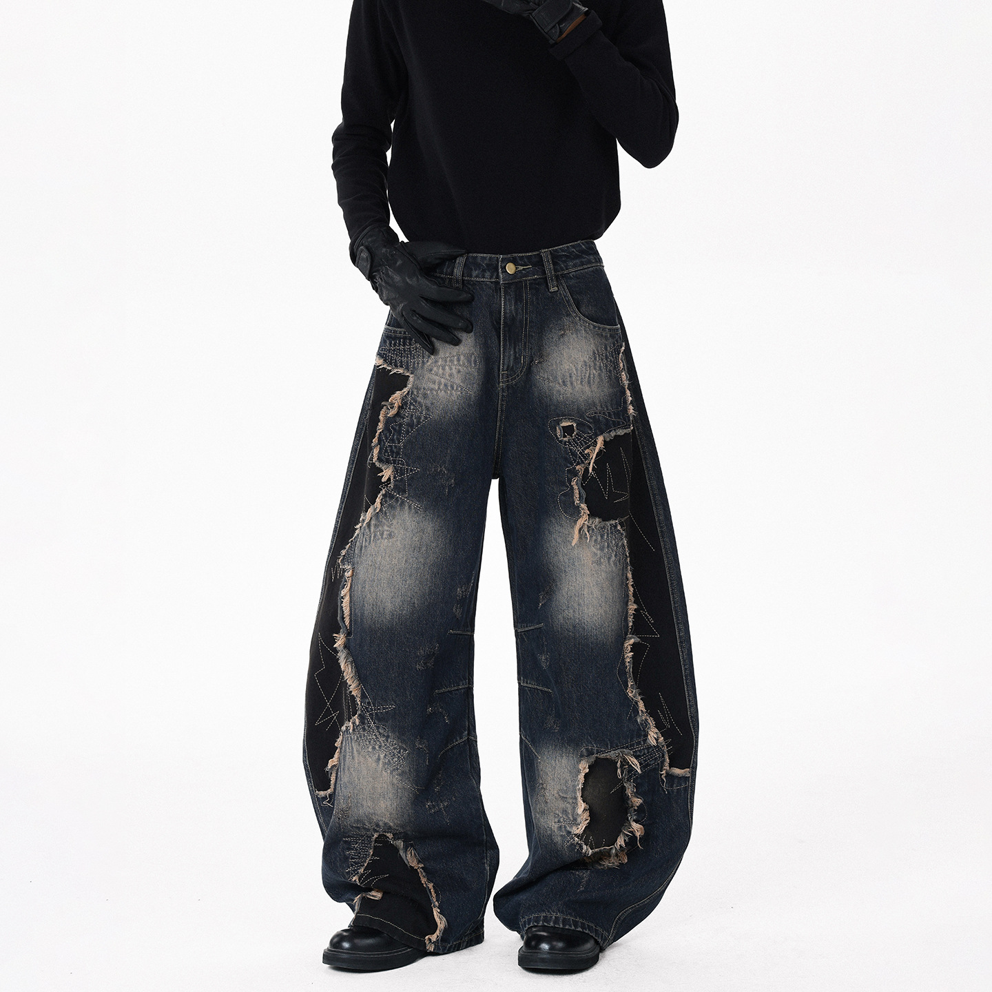 Loose-fitting, figure-flattering wide-leg pants - Image 4