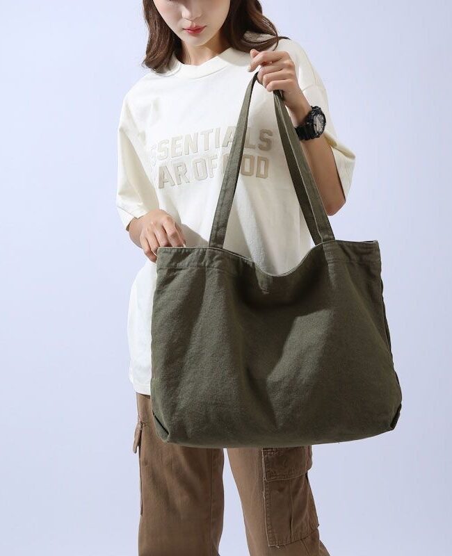 The Cecile Retro Canvas Tote Bag with Large Capacity Detail – La Rose Couture Handbags & Clutches