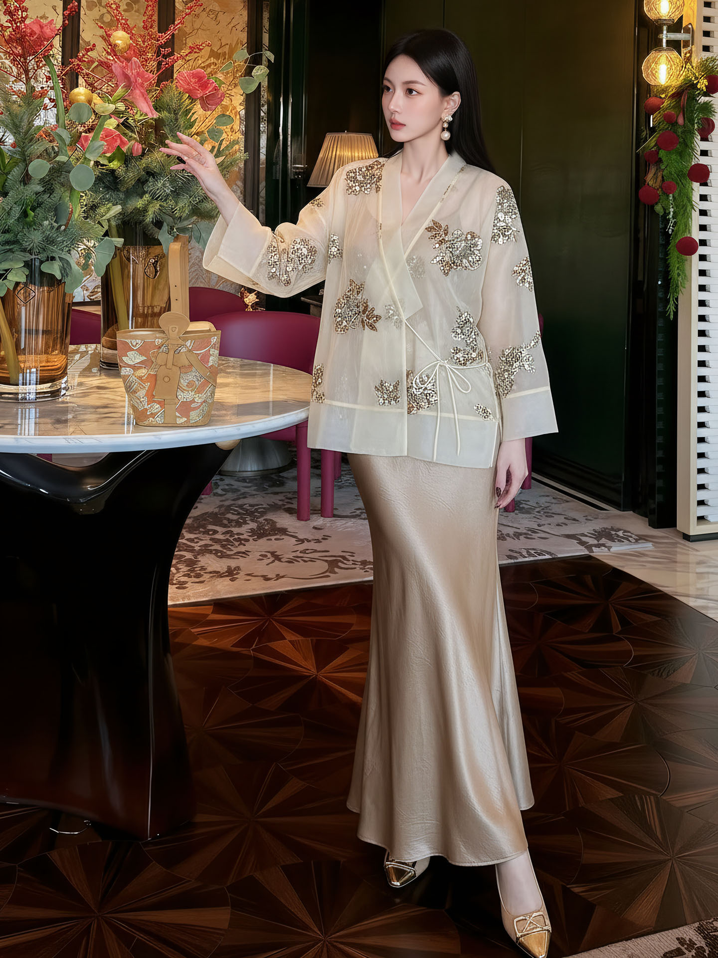 Silk Dress - Image 3