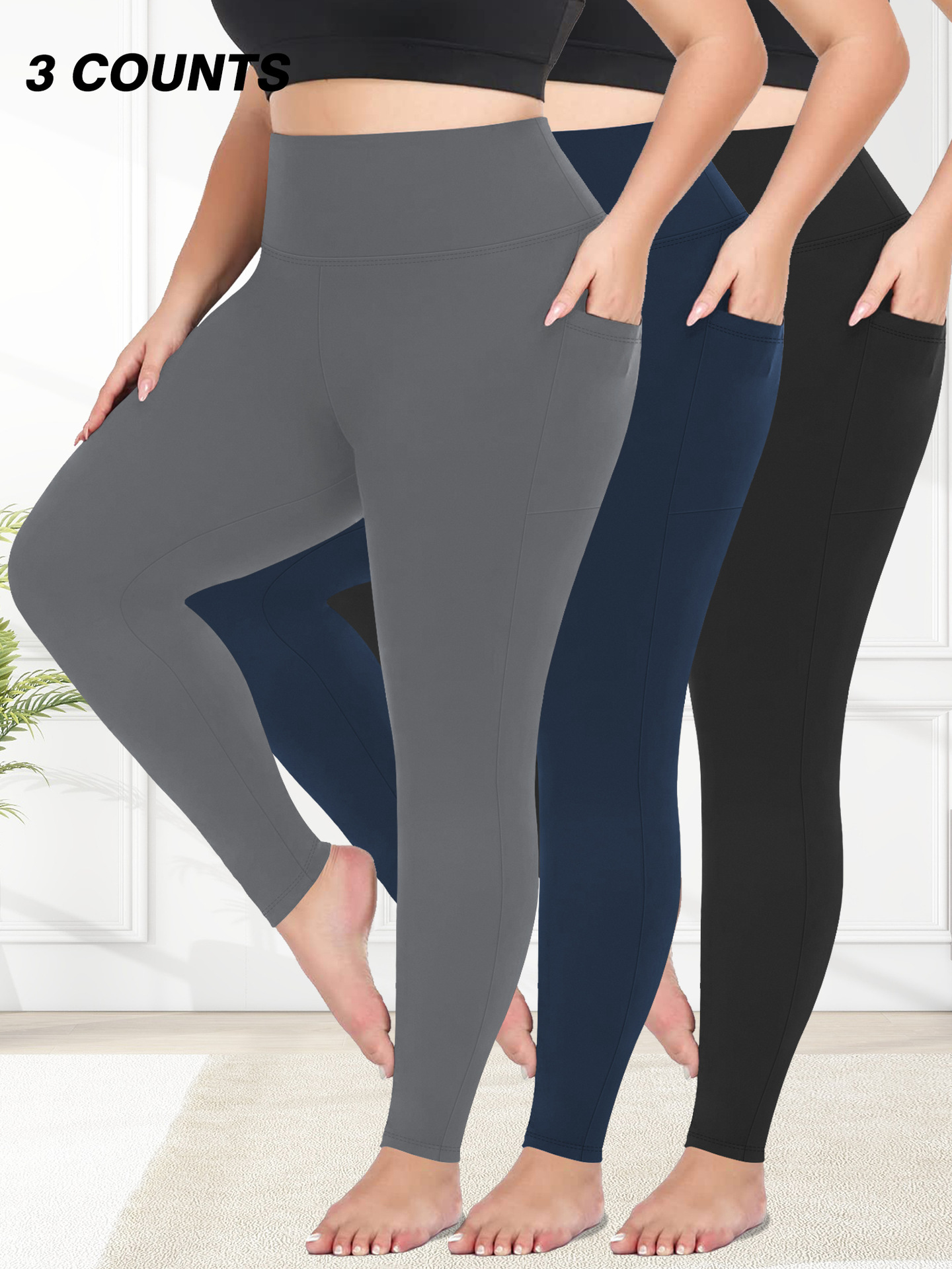 Double Pocket High Waist Yoga Pants