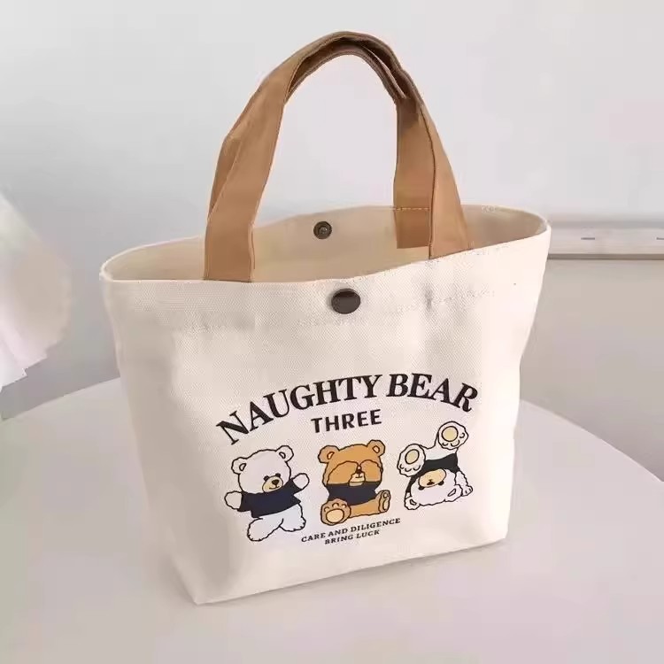 Bear Canvas Bag - Image 2