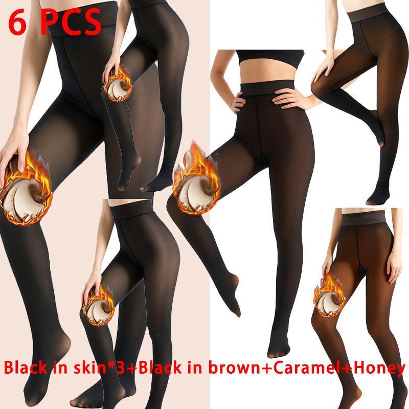 Fleece Lined Warm Pantyhose - Image 5