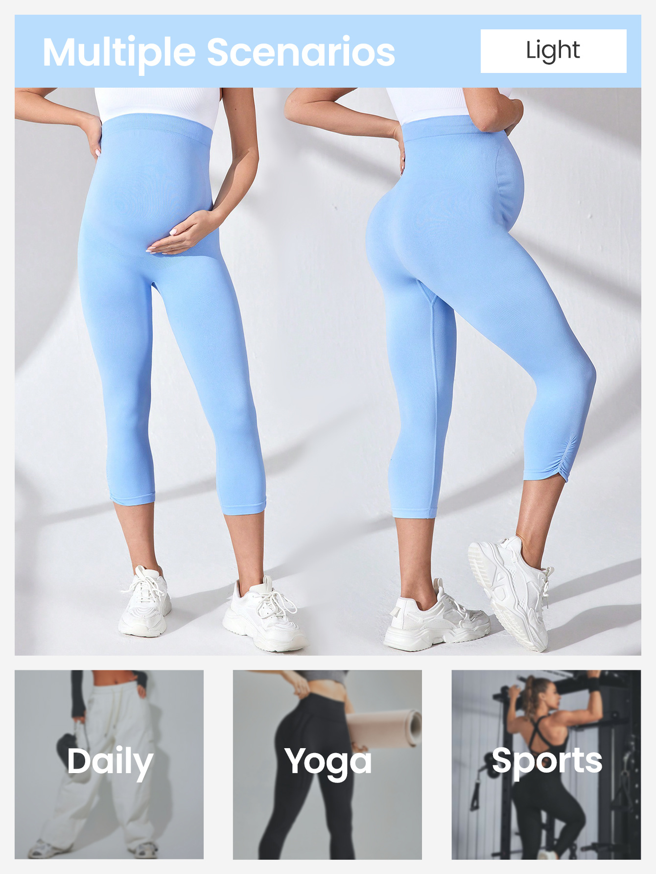 Leggings Cropped Pants - Image 3