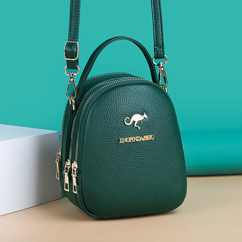 Womens Three-Layer Crossbody Bag - Image 2