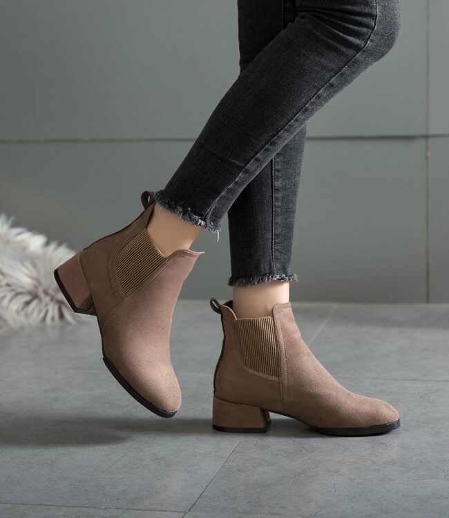The Beatrice Chelsea Ankle Boots Detail – La Rose Couture Shoes & Footwear
