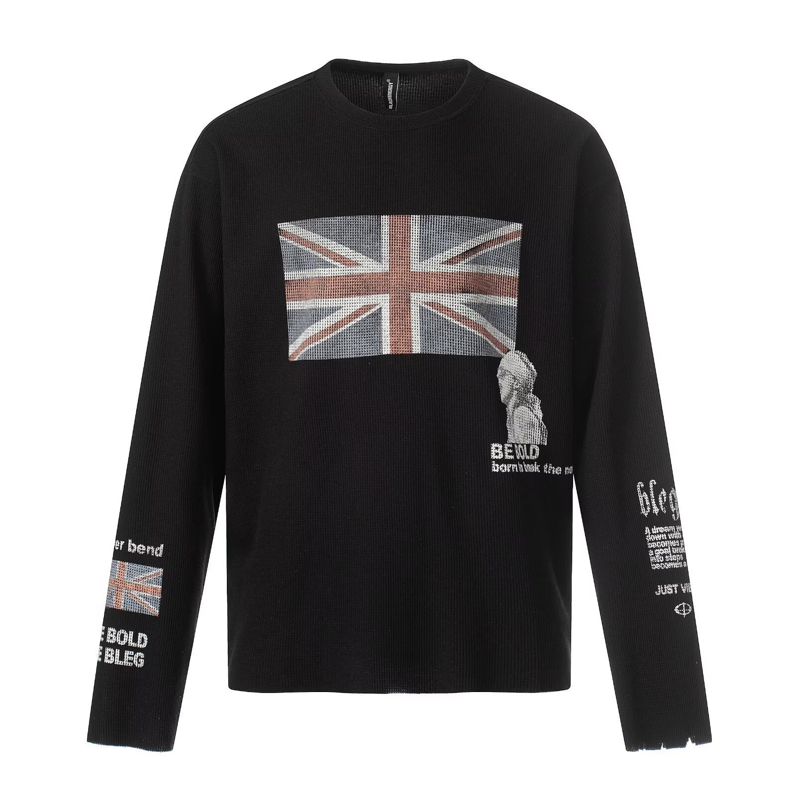 Geometric Print Long Sleeve T-Shirt