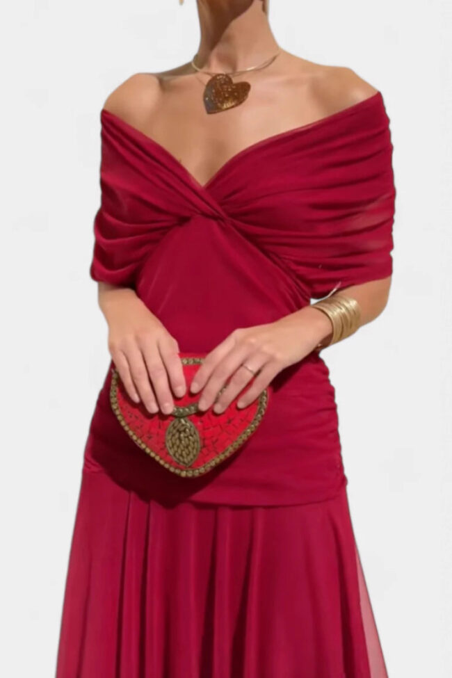 The Aurore Summer Netted Printed Halter Top Dress Detail – La Rose Couture Dresses & Gowns
