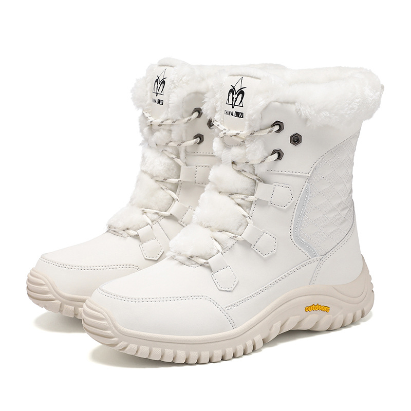 Womens Waterproof Snow Boots Winter Warm Plush Lined - Image 5