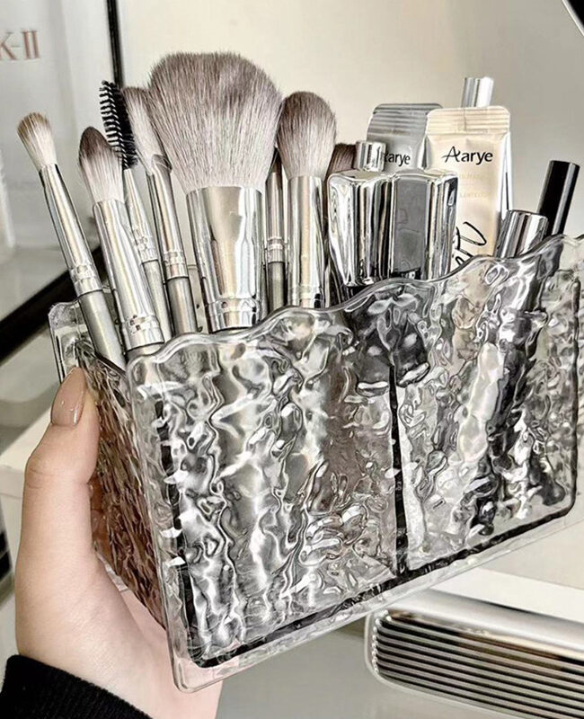 The Oceane Cosmetic Storage Organizer Box – La Rose Couture Handbags & Clutches