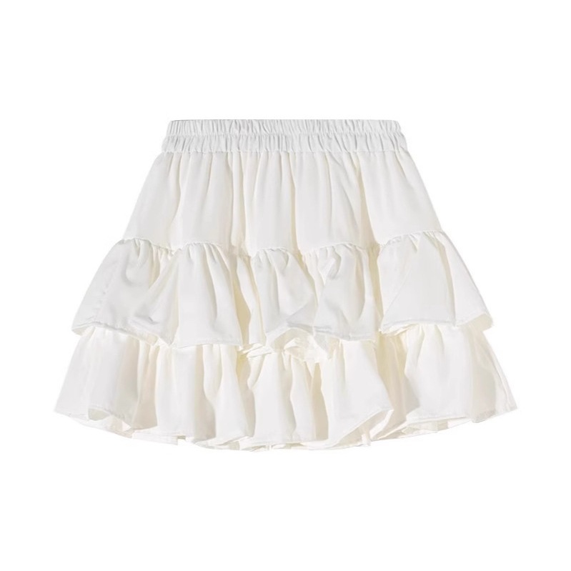 Womens High Waist Flared Short Skirt - Image 4
