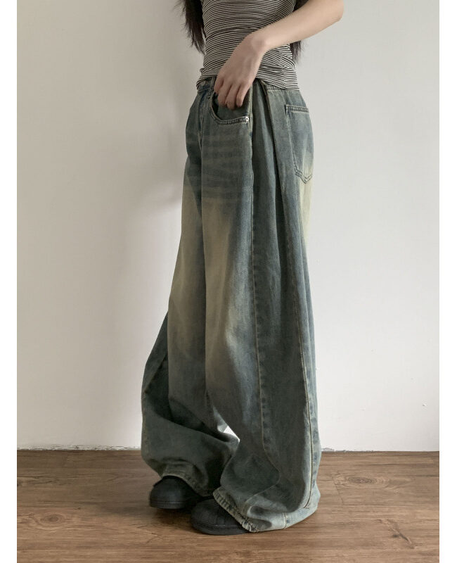 The Manon 个性牛仔裤 Silhouette Detail – La Rose Couture Trousers & Skirts