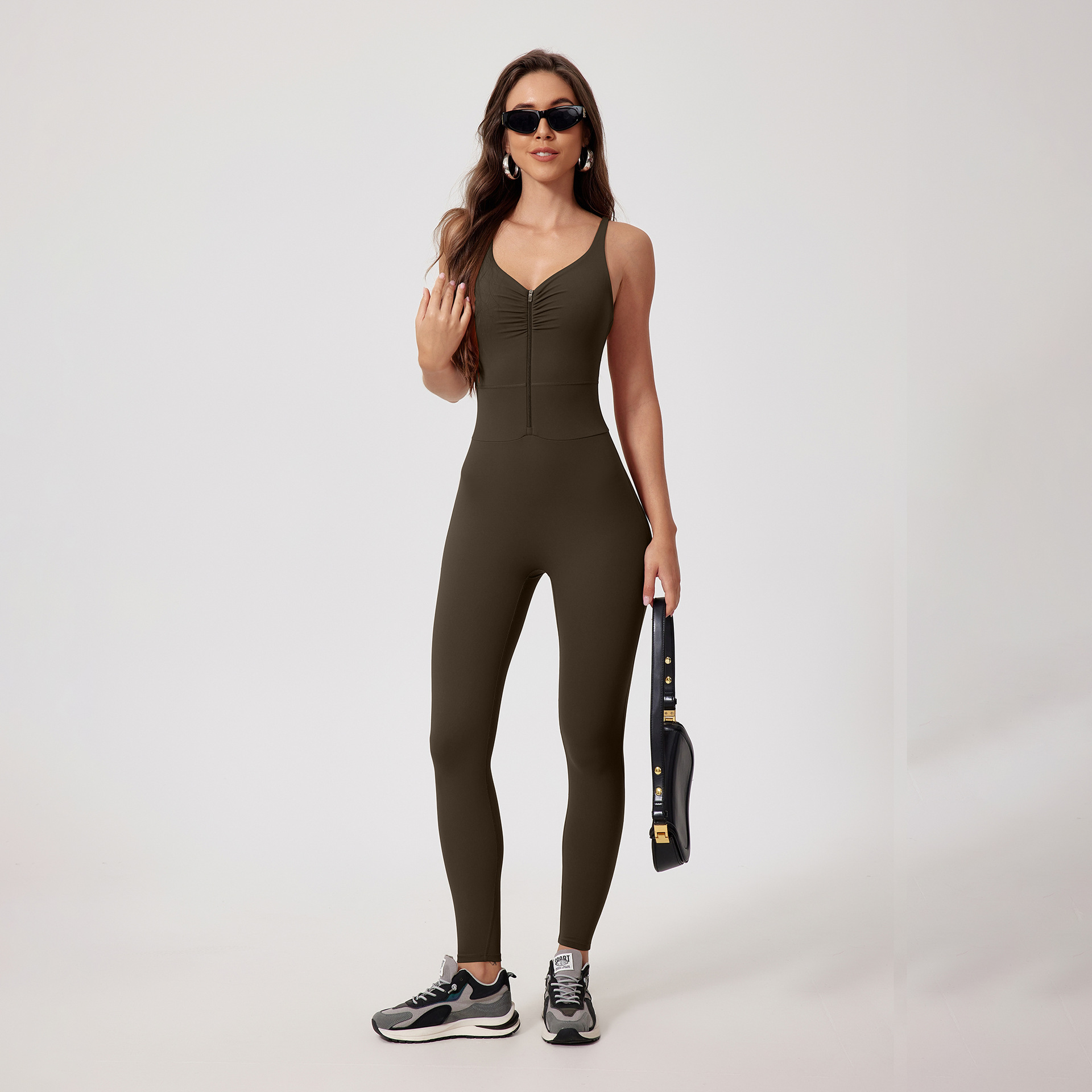 Womens Quick-Dry Yoga Running Fitness Suit - Image 3