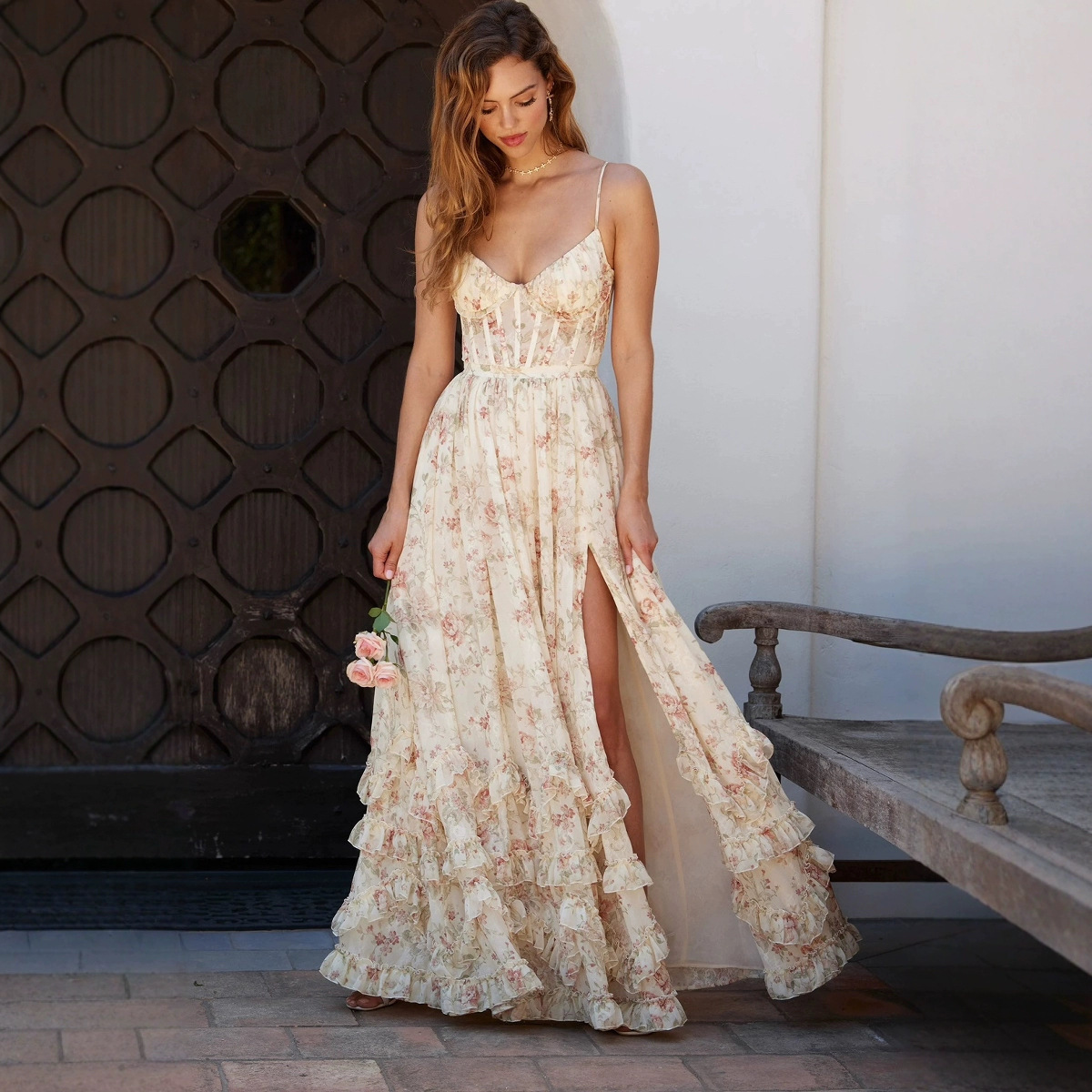 Floral long dress - Image 5