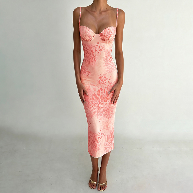 Womens Spaghetti Strap Slip Dress - Image 3