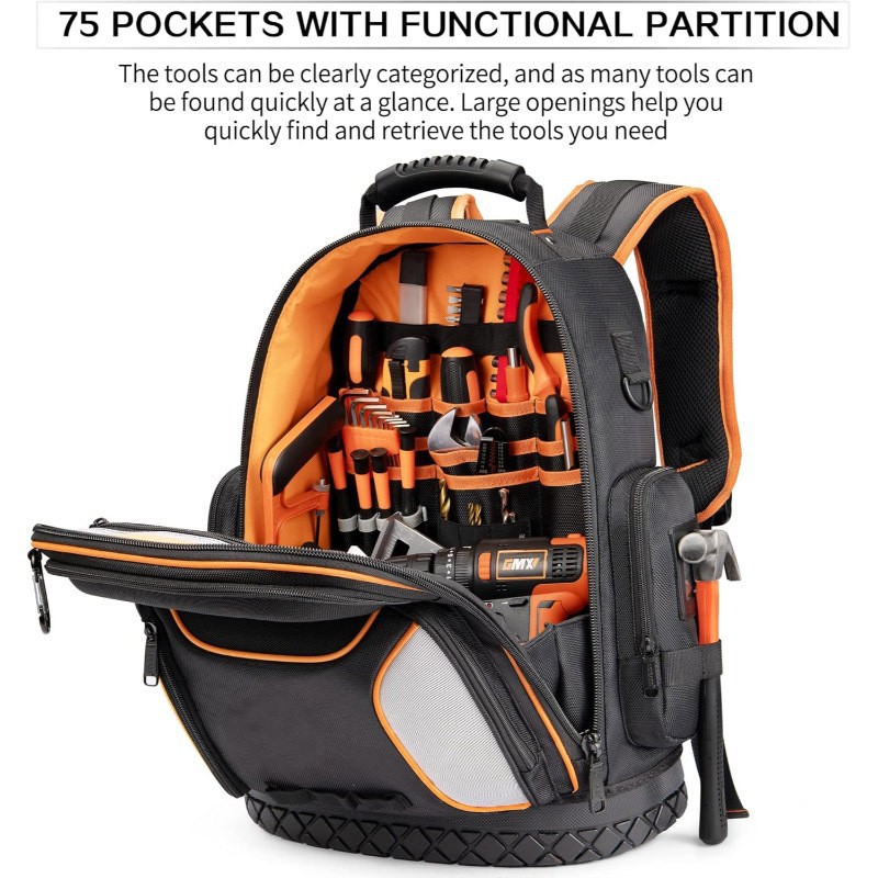 Tool Backpack - Durable Electrical Backpack - Image 5
