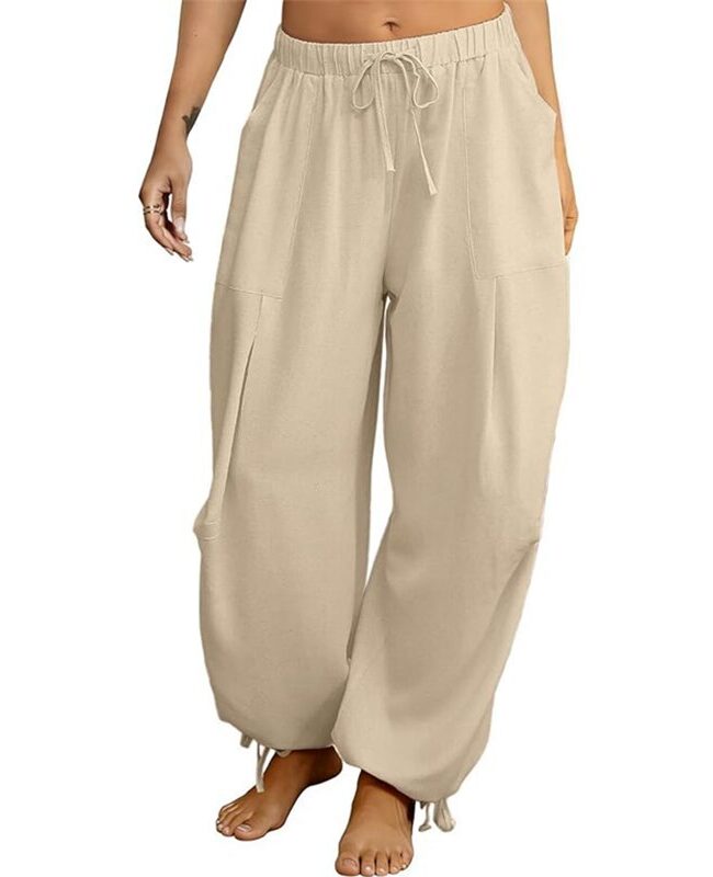 The Sixtine Loose Jogging Trousers Detail – La Rose Couture Trousers & Skirts