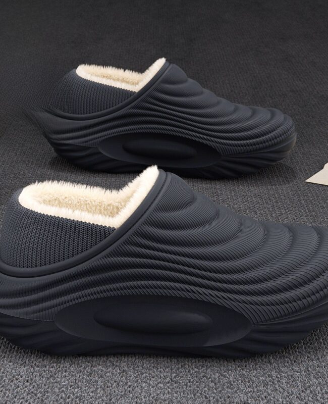 The Juliette Fleece Lined Cotton Slippers for Indoor Home Detail – La Rose Couture Shoes & Footwear