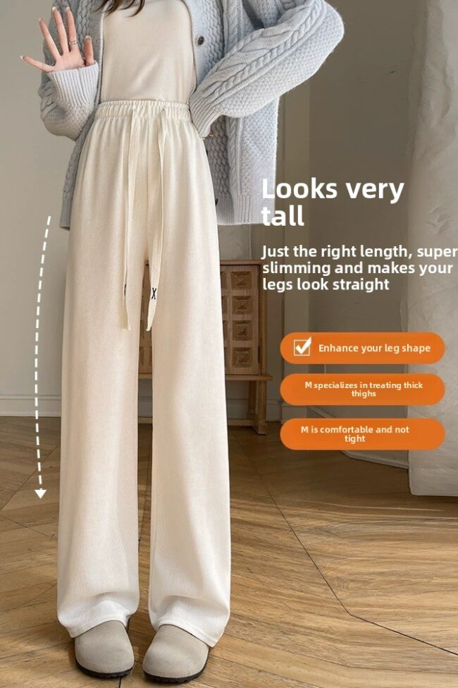 The Laurene High Waisted Corduroy Wide Leg Pants Detail – La Rose Couture Trousers & Skirts