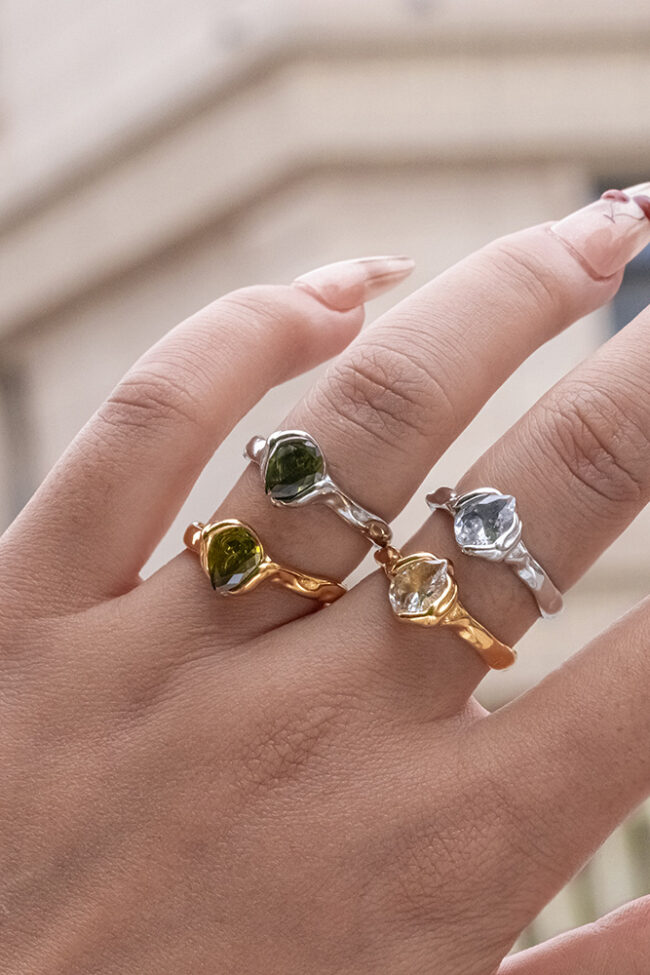 The Violette Stainless Steel Ring – La Rose Couture Jewellery & Accessories