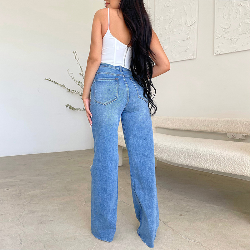 European-style comfortable wide-leg pants - Image 4