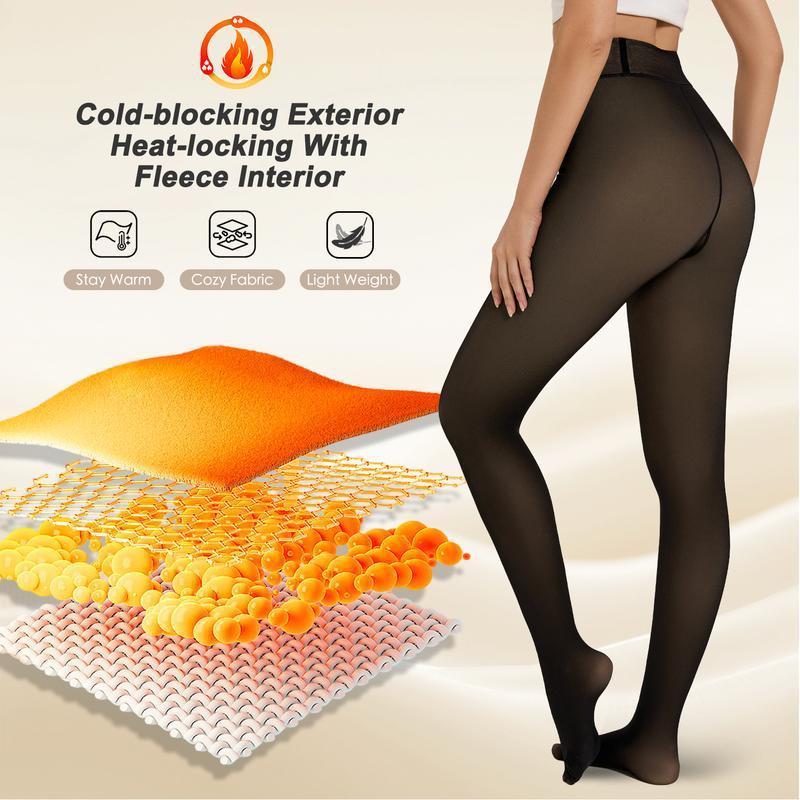 Winter Warm Translucent Leggings - Image 5