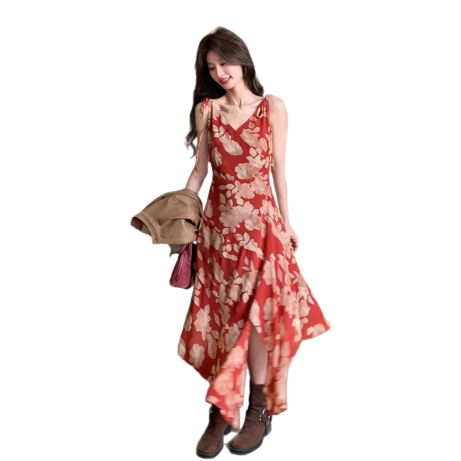 red floral dress - Image 5