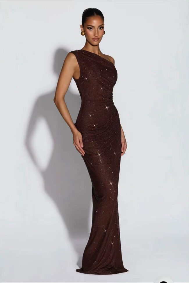 The Gaia Long Dress Detail – La Rose Couture Dresses & Gowns