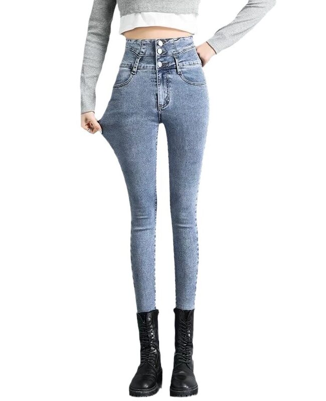The Marlene High Waist Fleece Lined Pencil Pants Detail – La Rose Couture Trousers & Skirts