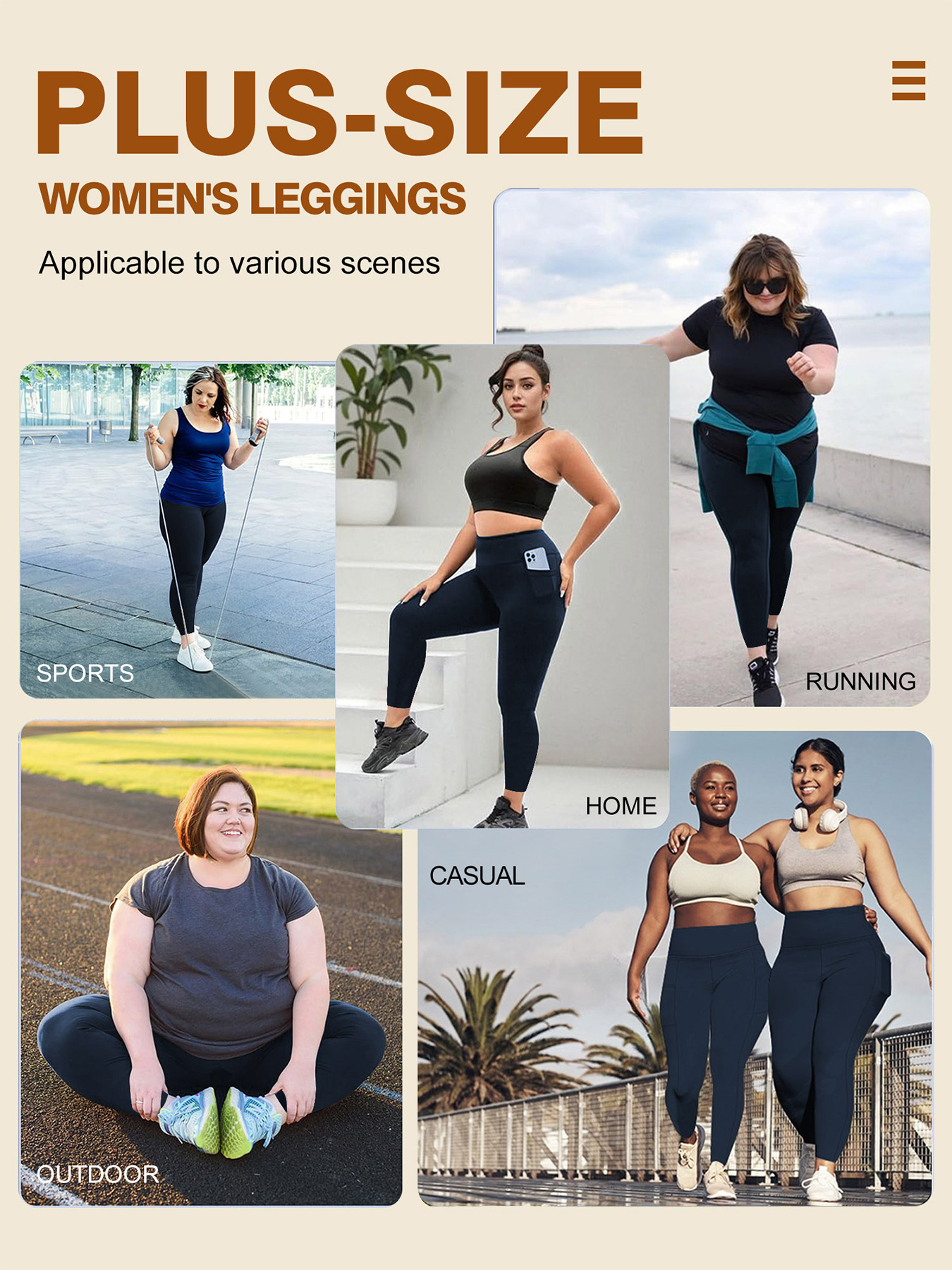 Double Pocket High Waist Yoga Pants - Image 4