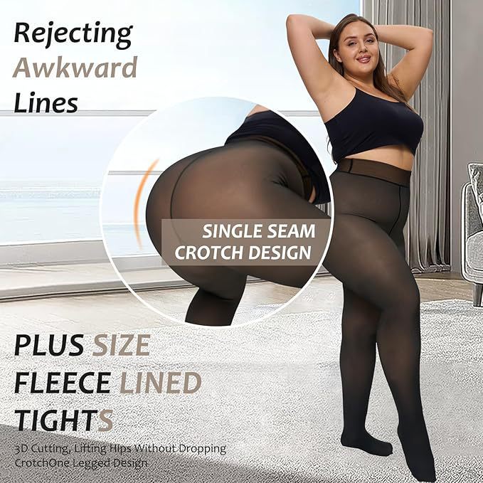 Fleece Lined Shaping Pantyhose