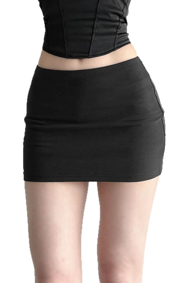 The Chloe Wrap Hip Skirt Temperament Detail – La Rose Couture Trousers & Skirts
