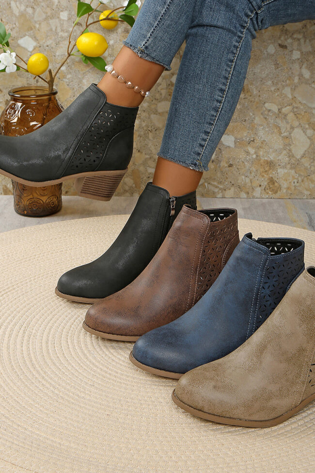 The Valerie Boots Silhouette Detail – La Rose Couture Shoes & Footwear