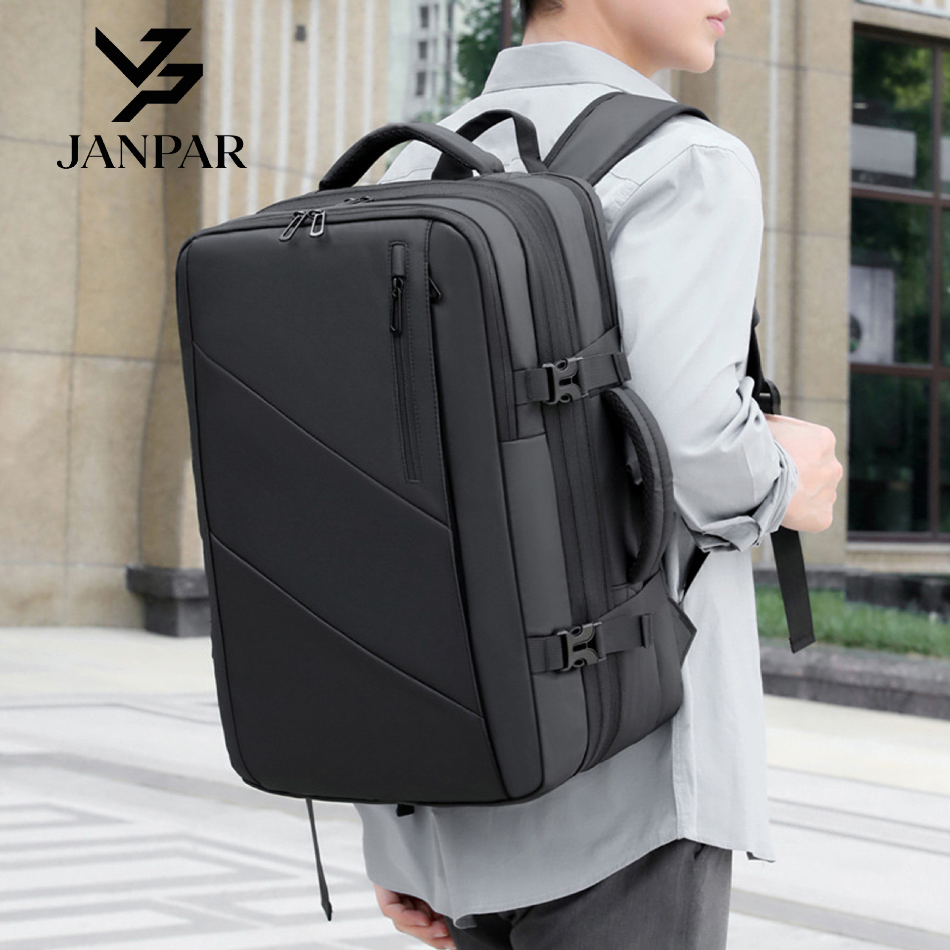 Multifunctional Airbag Laptop Backpack - Image 4