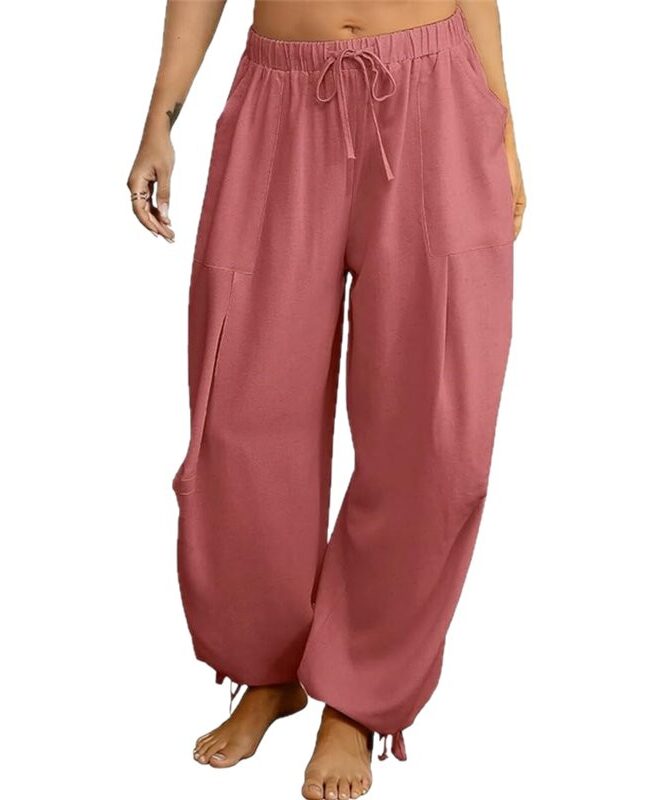 The Sixtine Loose Jogging Trousers Detail – La Rose Couture Trousers & Skirts
