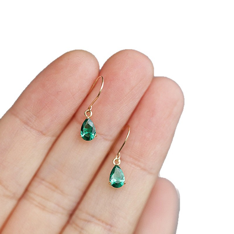Teardrop Gemstone Earrings - Image 4