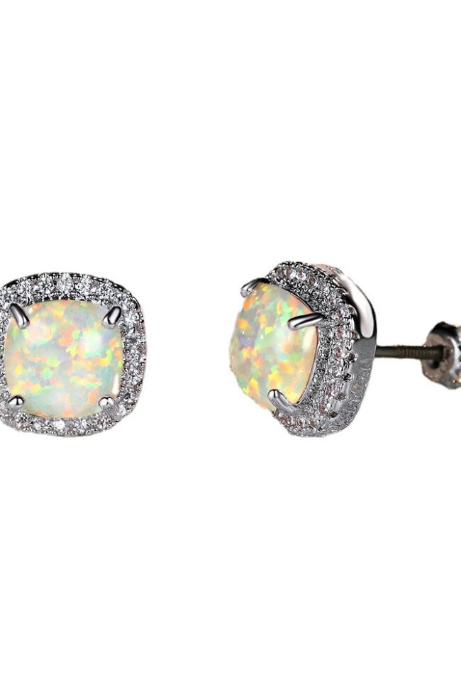 The Victoire Geometric Square Spiral Earrings Detail – La Rose Couture Jewellery & Accessories