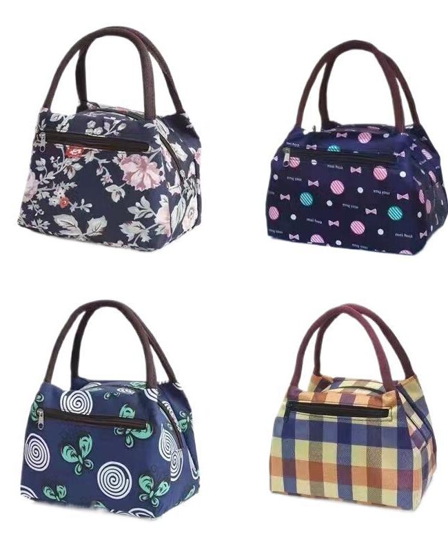 The Dorothee ' Thick Oxford Cloth Waterproof Handheld Shopping Bag Detail – La Rose Couture Handbags & Clutches