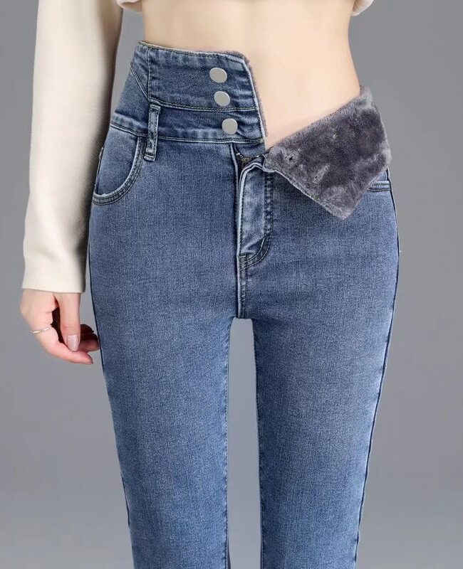 The Marlene High Waist Fleece Lined Pencil Pants Detail – La Rose Couture Trousers & Skirts